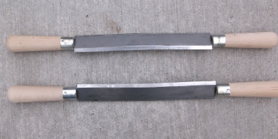 12 Two Handled Fleshing Knife